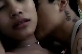 Eating Asian wife out