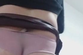 Cumming after a hot crossdressing session