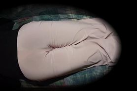 Posing doggy-style on my bed