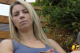 MILF Katarina Hartlova masturbates while smoking a ciga