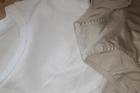 White cotton panties from granny Olga