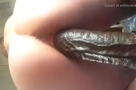 Wife Rides Her Blk Toy