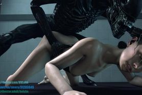 Rey versus Xenomorph