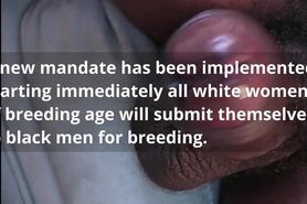 The Black New World Order Breeding Program