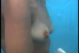 Russas spy in the cabin beach