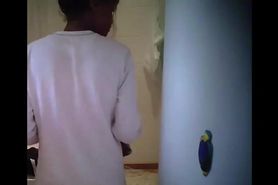 Sisters friend showering