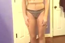 Andria show how to wear pantyhose