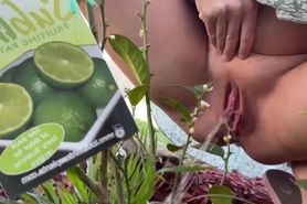 Piddling on the Lime tree