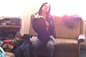 Bianca Young and Busty Strip 1