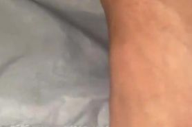 Cumming on Tired Ebony Feet I