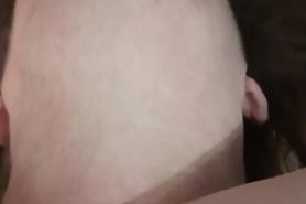 BBW Blowjob from underneath