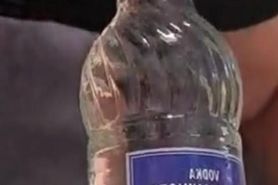 Bottle in both holes till squirt