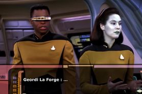 Star Trek TNG Data a sissy caption story parody
