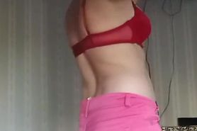 Queen Oksana dancing a striptease