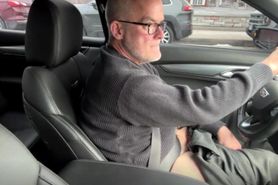 Patrick riding his car daylight