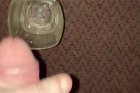 cum in a glass