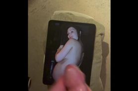 my pregnant body covered in cum