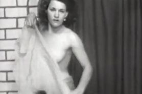 Classic Hot Brunette Stripper