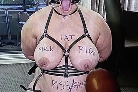 BBW CUM slut gets Cum drenched