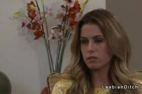 Almost in love lesbians have oral sex in the motel room