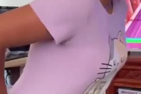 Amateur Latina Strips and Sucks