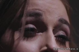 Hot schoolgirl fucks handsome dean in his office