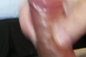 Precum Dripping and Ready to Pop