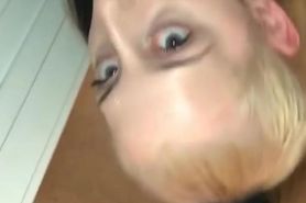 a blonde Melody Parker Sucks Big Black Cock and cum in 