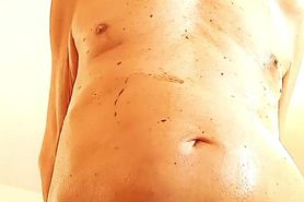 me nude licking my own shit