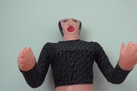 Splonk has anal sex with Asian Persuasion love doll