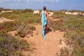 Fucked by a voyeur at the beach