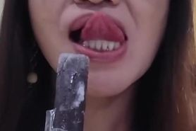 Asian licking