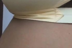 Beige Circlestitch Bra