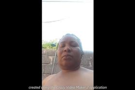 Ebony Mom from West Africa strips naked