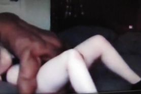 Jerking to BBC porn and blew a load