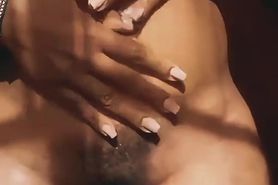 Super Hot Nairobi Ebony Sexy Body Oiling Feet Legs Hair