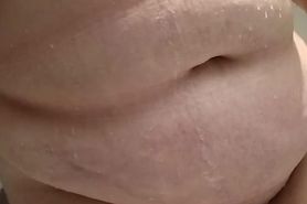 Lovely BBW in the shower