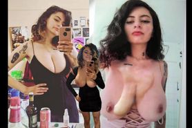 goth big tits brunette val boobs tribute new