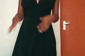 Hot Nairobi Ebony Hairy Pussy Strip