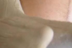 Saskia having fun on couch