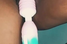 Hot Hairy Nairobi Ebony Nude Vibrator Play