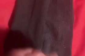 Used socks is my cum rag last night