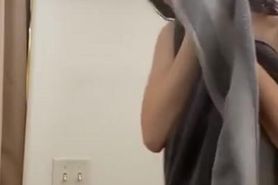 Chick with big tits teases and chats on webcam