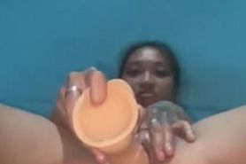 Fucking my pussy in slow motion