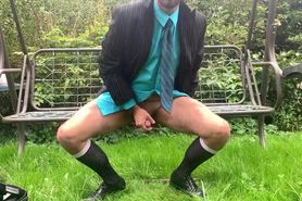 a gay man piss on self outside 8201