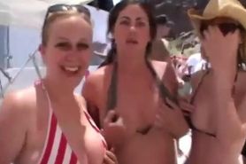 Rebecca Morgan Balster spring break big tits