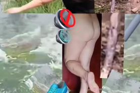 Bottomless girl